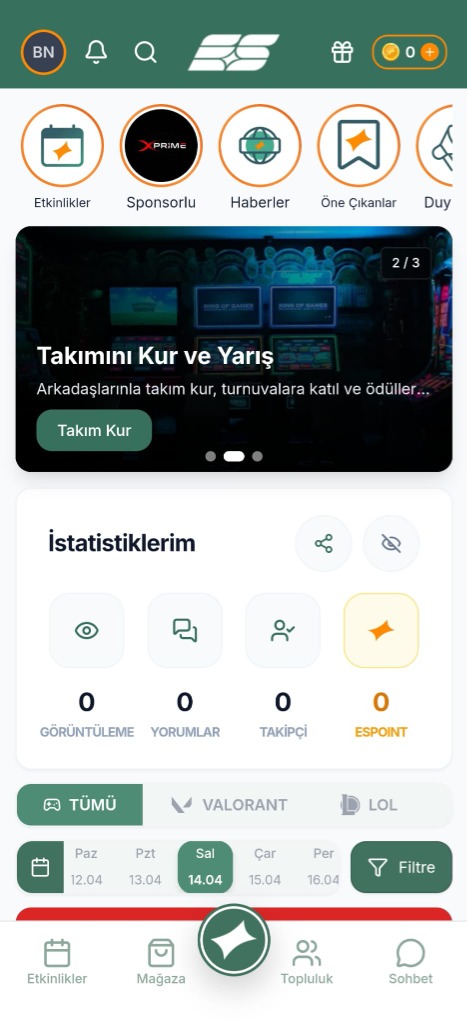 ESAPP Screen
